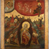 A MONUMENTAL ICON SHOWING THE PROPHET ELIJAH, HIS LIFE IN T - photo 1