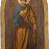 A MONUMENTAL ICON SHOWING THE APOSTLE PETER FROM A CHURCH I - photo 1
