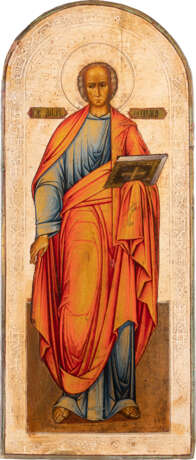 A LARGE ICON SHOWING THE APOSTLE THOMAS FROM A CHURCH ICONO - Foto 1