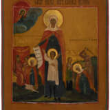 AN ICON SHOWING STS. YULITTA AND KIRIK Russian, 19th centur - Foto 1