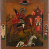 AN ICON SHOWING ST. DEMETRIUS OF THESSALONIKI Russian, 19th - фото 1