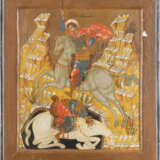 AN ICON SHOWING ST. DEMETRIUS OF THESSALONIKI 2nd half 20th - Foto 1