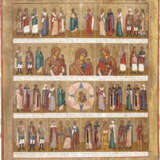 A LARGE ICON SHOWING THE HEALER SAINTS Russian, Vetka, 3rd - Foto 1