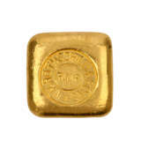 Quadratischer Goldbarren von Rothschild - gegossener - Foto 1
