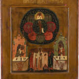 A VERY RARE ICON SHOWING THE LITURGY OF ST. BASIL Russian, - photo 5
