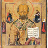 AN ICON SHOWING ST. NICHOLAS OF MYRA Russian, 2nd half 19th - Foto 1