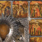 A VERY FINE VITA ICON OF ST. NICHOLAS OF MYRA WITH A SILVER - фото 3