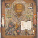 AN ICON SHOWING ST. NICHOLAS OF MYRA Russian, mid 19th cent - Foto 1