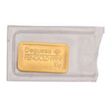 GOLDbarren - 10g GOLD fein, Goldbarren geprägt, Hersteller Degussa, - photo 1