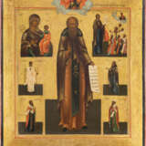 AN ICON SHOWING T. PAFNUTIY OF BOROVSK, IMAGES OF THE MOTHE - фото 1