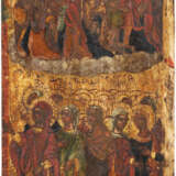 A FRAGMENT OF AN ICON SHOWING SAINTS Greek, 18th century Te - Foto 1