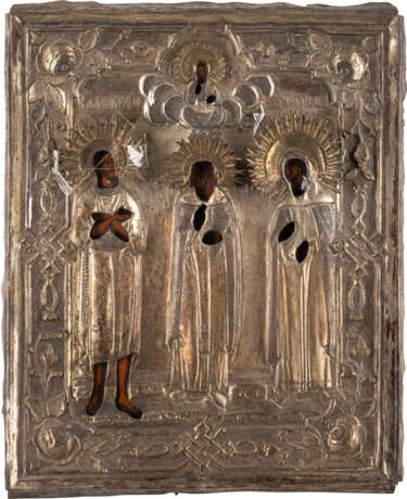 AN ICON SHOWING STS. ALEXIUS, THE MAN OF GOD, AFANASIY AND - photo 1