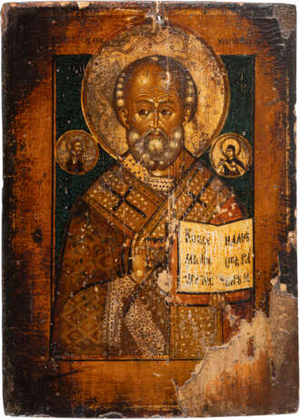 TWO ICONS SHOWING ST. NICHOLAS OF MYRA AND THE THREE-HANDED - фото 2