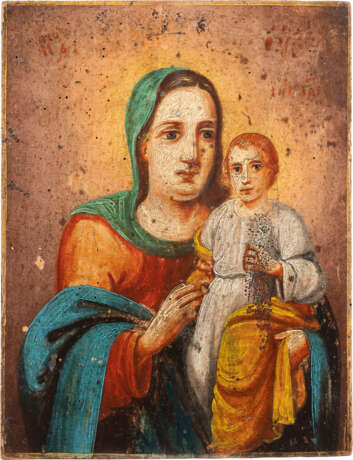 SEVEN ICONS SHOWING IMAGES OF THE MOTHER OF GOD AND CHRIST - Foto 8