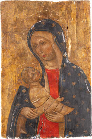 TWO ICONS SHOWING THE MOTHER OF GOD 2nd half 20th century O - фото 2