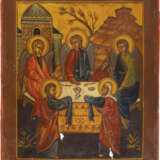 THREE ICONS SHOWING THE OLD TESTAMENT TRINITY, THE LAST SUP - Foto 3