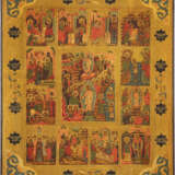 TWO ICONS SHOWING ST. NICHOLAS OF MYRA AND A FEAST DAY ICON - Foto 2