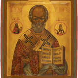 TWO ICONS SHOWING ST. NICHOLAS OF MYRA AND A FEAST DAY ICON - Foto 3