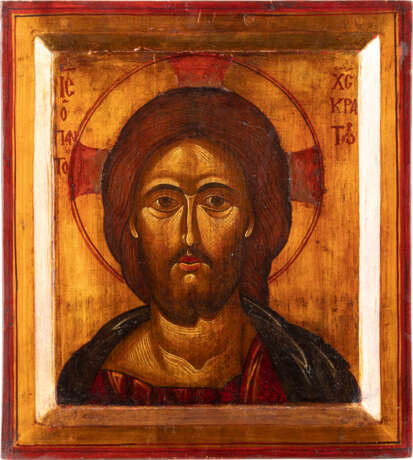 TWO ICONS SHOWING CHRIST 'WITH THE FEARSOME EYE' AND THE MO - photo 3