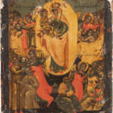 A FINE SMALL ICON SHOWING THE MOTHER OF GOD 'JOY TO ALL - photo 3