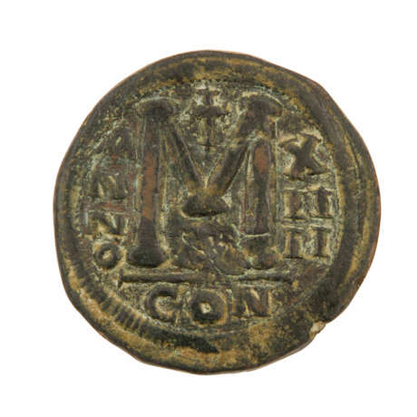 Byzanz - Bronze-Follis 540/541 v.Chr., Justinian, Konstantinopel, - photo 2