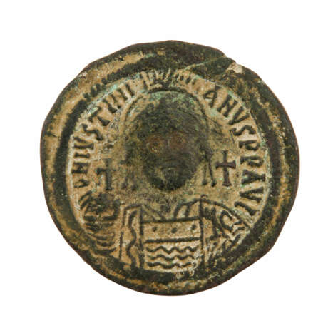 Byzanz - Bronze-Follis 540/541 v.Chr., Justinian, Konstantinopel, - фото 3