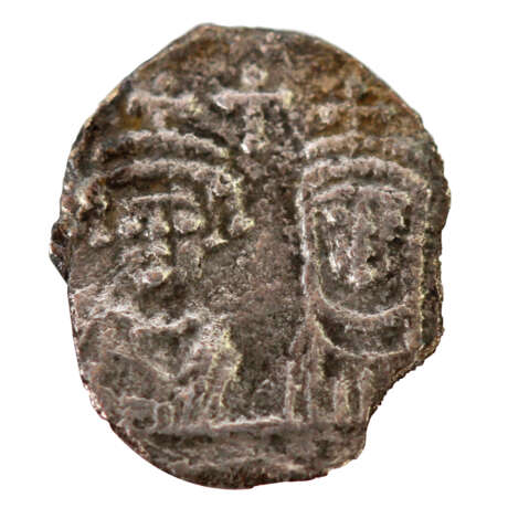 Byzanz / Heraclius (610-641) - 1/2 Siliqua, Karthago, Büste frontal - D N ERAC.../ Büsten von Heraclius Constatin - Foto 1