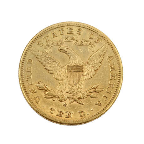 USA/Gold - 10 Dollar 1903/San Fransisco, Eagle, ss., Kratzer, - photo 2