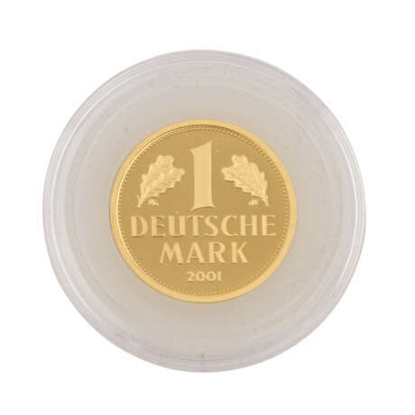 BRD/GOLD - 1 Deutsche Mark in Gold 2001 - photo 1