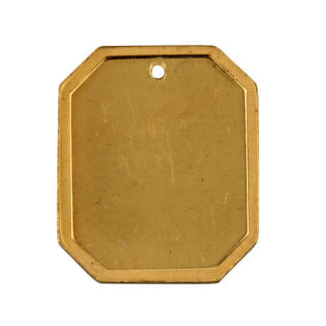 GOLDbarren - 5g GOLD fein, geprägter 8-Eck-GOLDbarren, Hersteller Degussa, - фото 2