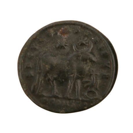 Bunte Zusammenstellung zahlreicher Münzen der Spätantike - dabei u.a. - Foto 2