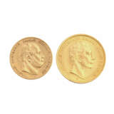 Interessantes Konvolut Münzen und Banknoten mit Dt. Kaiserzeit in Gold und Silber - dabei - photo 4