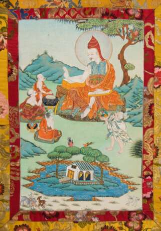 Thangka eines Lamas - photo 1