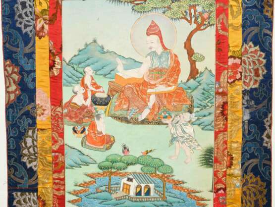 Thangka eines Lamas - photo 9