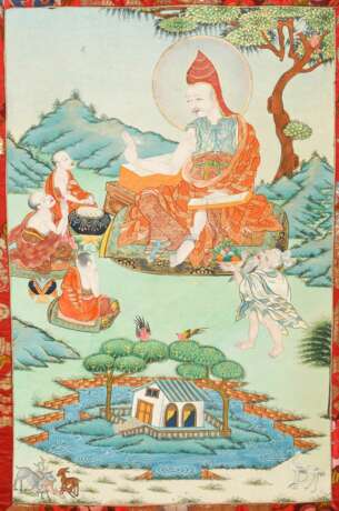 Thangka eines Lamas - photo 11