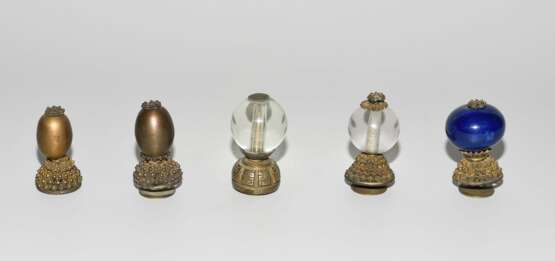 Lot: 5 Hutkugeln (hat finials) - фото 2