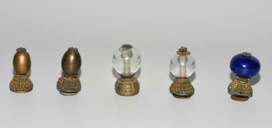 Lot: 5 Hutkugeln (hat finials) - фото 4