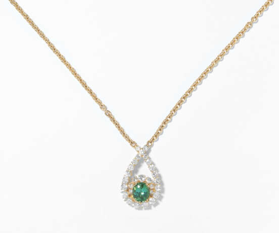 Turmalin-Brillant-Collier - photo 1