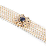 Cartier Saphir-Brillant-Perlen-Collier - photo 1