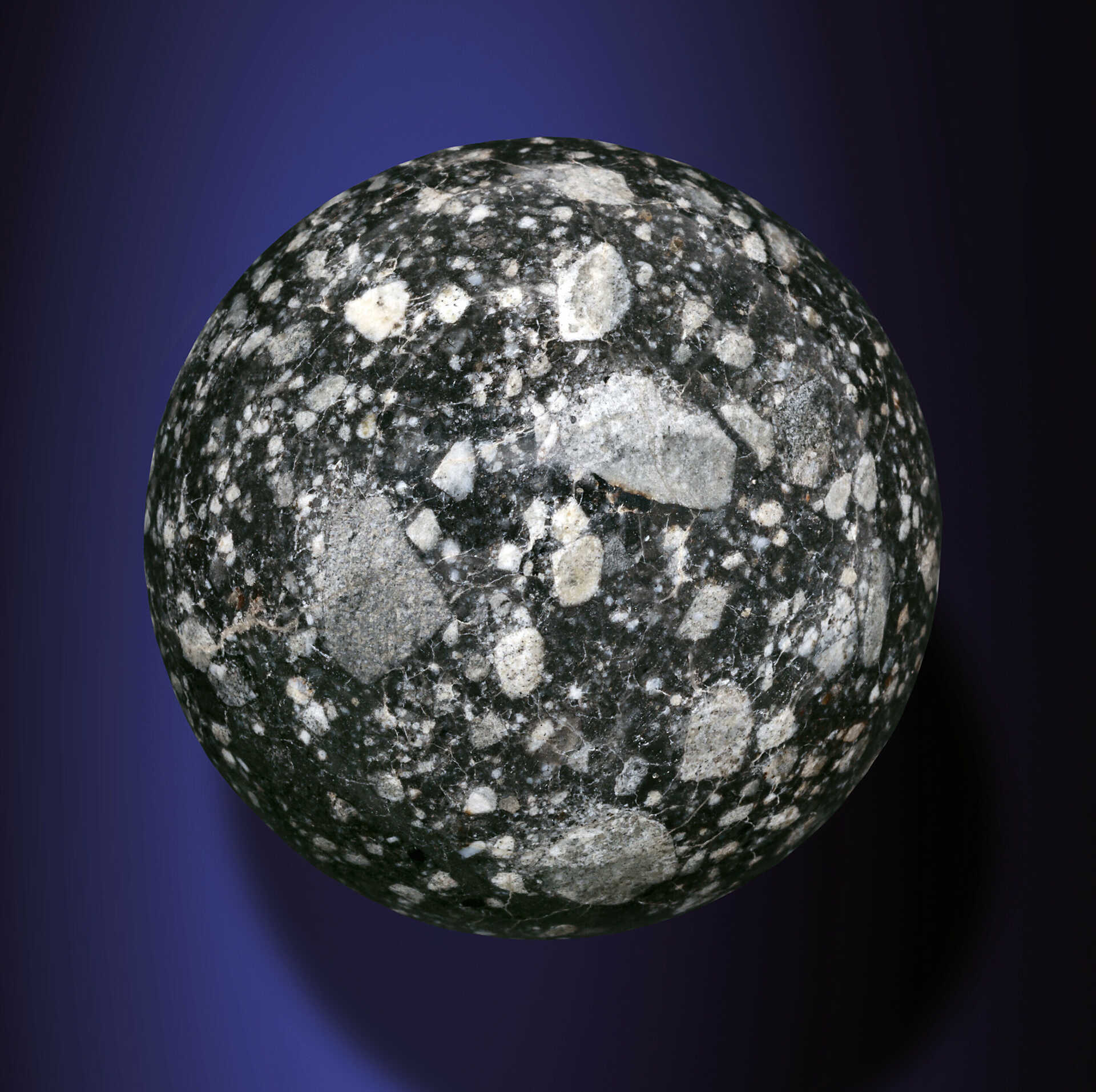 NWA 12691 — THE MOON FASHIONED INTO A SPHERE