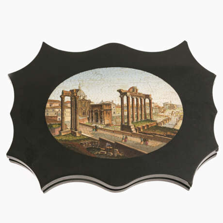 Briefbeschwerer mit Mikromosaik "Forum Romanum" - Rom, Mitte 19.Jh. - Foto 1