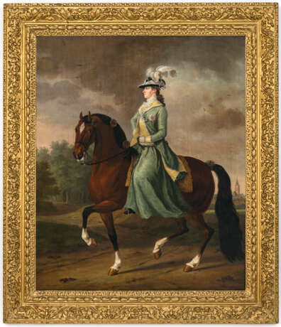Prinzessin Friederike Sophie Wilhelmine (Wilhelmina) von Preußen zu Pferd (1751 Berlin - 1820 Schloss Het Loo, Apeldoorn). - photo 2