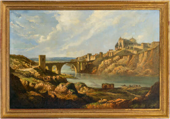 Toledo - Blick auf den Puente de San Martín und das Kloster San Juan de los Reyes - фото 2