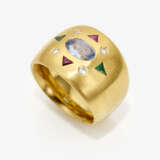 Ring mit Saphir, Rubinen, Smaragden und Brillanten - Juwelier HILZ - photo 2