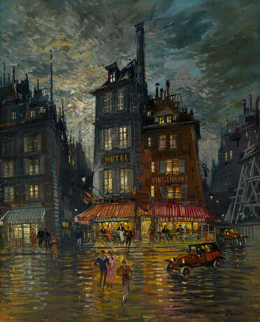 KOROVIN, KONSTANTIN (1861-1939). Rue de Venise, Paris - Foto 1