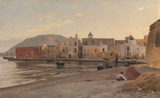 ORLOVSKY, VLADIMIR (1842-1914). Italian Harbour Scene - photo 1