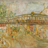POUGNY, JEAN (1892-1956). Paysage parisien au pont de métro - photo 1