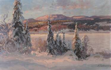 LAKHOVSKY, ARNOLD (1880-1937). Winter Landscape