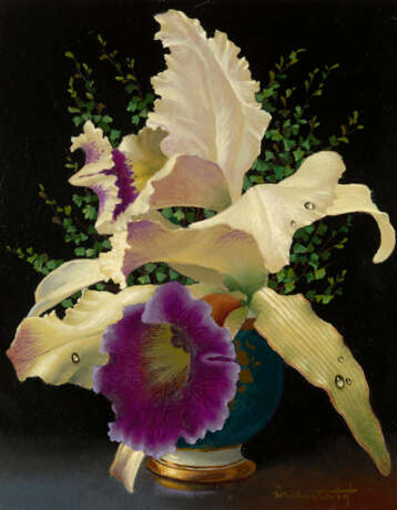 TCHISTOVSKY, LEV (1902-1969). Orchids in a Vase - photo 1