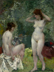 ISSUPOFF, ALESSIO (1889-1957). Two Nudes in a Park